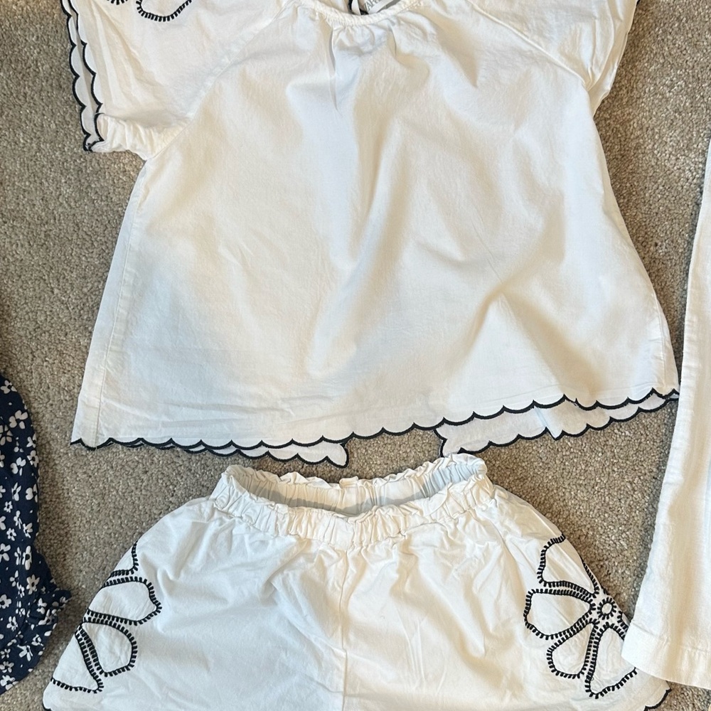 Zara/ H&M/ Cat & Jack Kids Matching Sets/Dresses- White, Multicolor - Picture 2 of 13